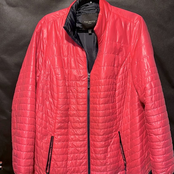 PINK Talbots Coat 1x - Picture 2 of 5